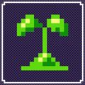 A Slimebud as seen in the "Even the Gods Need to Practice" trophy.